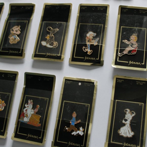 Excalibur Vintage Tintin, Astérix et Obélix and Lucky Luke Enamel Pin - Picture 13 of 16